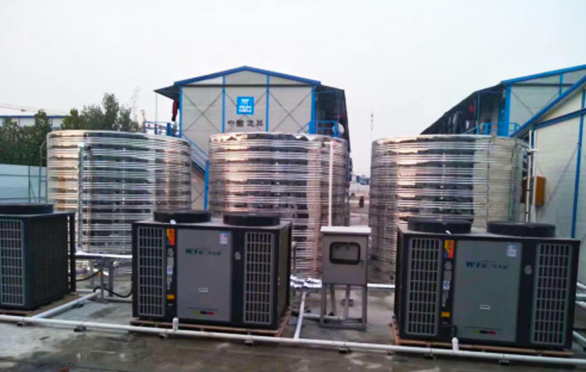 中建三局建筑工地河南省內(nèi)項目1000噸熱水項目