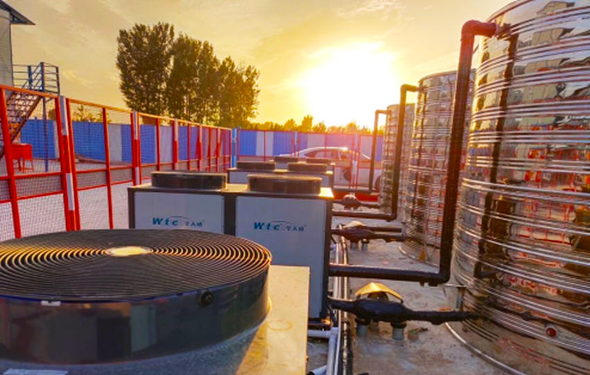 中建三局建筑工地河南省內項目1000噸熱水項目