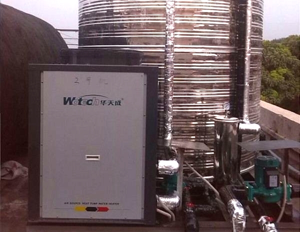 空氣能熱泵設備：學校供應熱水的新方案