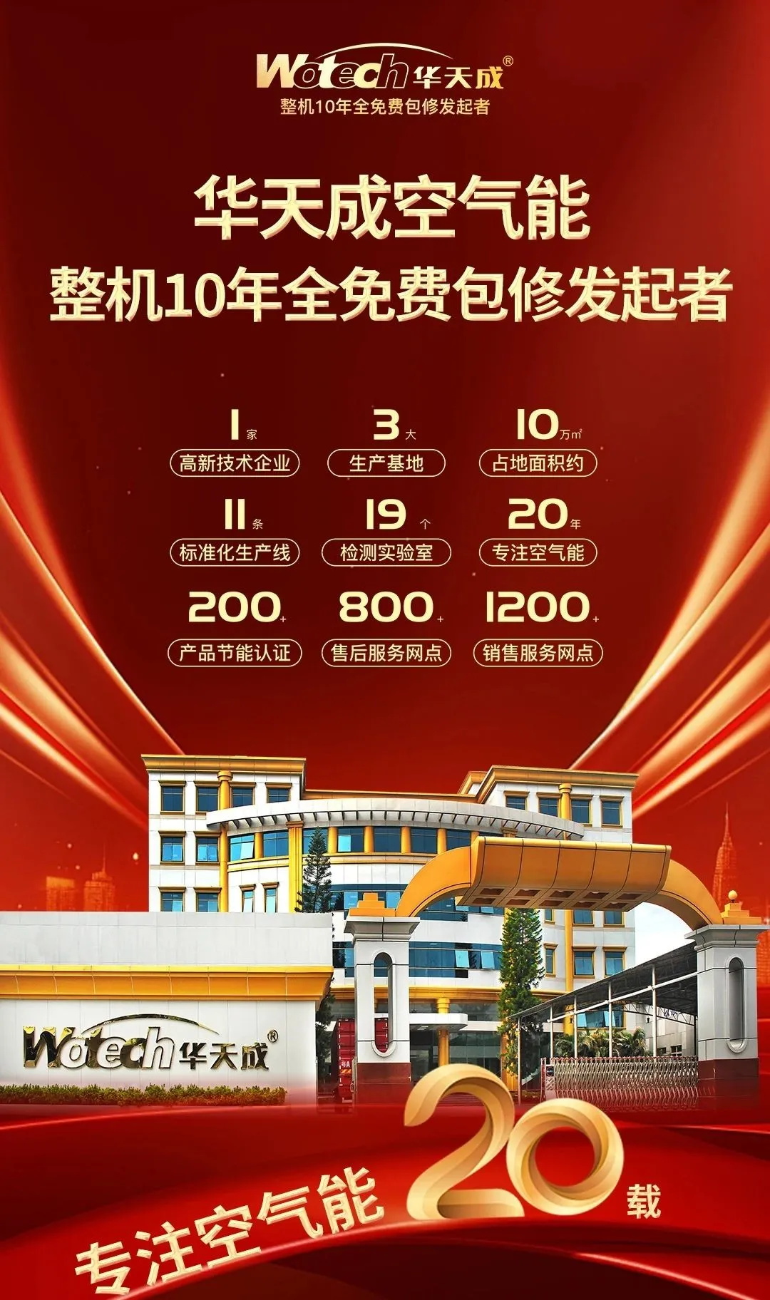 整機(jī)10年全免費(fèi)包修：售后服務(wù)大會(huì)上華天成引領(lǐng)空氣能行業(yè)新標(biāo)準(zhǔn)！